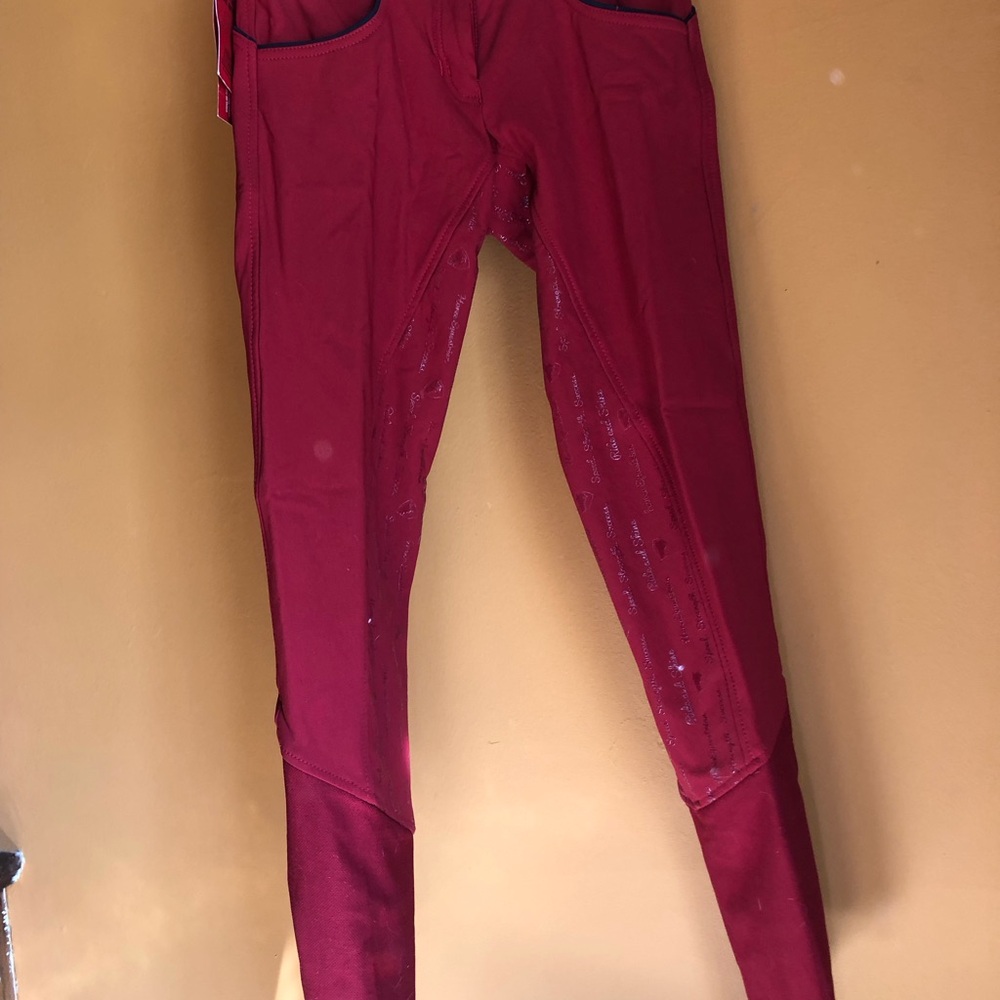 Women's Red Riding Breeches